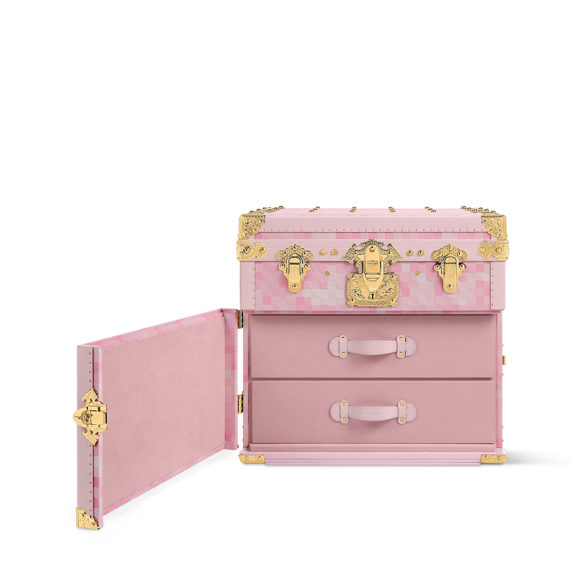 Courrier Lozine Carré Gauche Damoflage - Trunks and Boxes | LOUIS